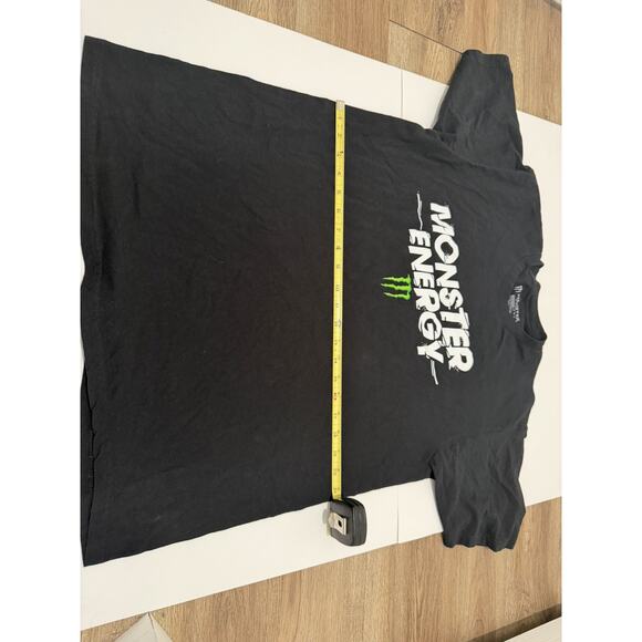 Mens Size XL Monster Energy Shirt Black Short Sleeve Graphic Tee - Picture 5 of 7